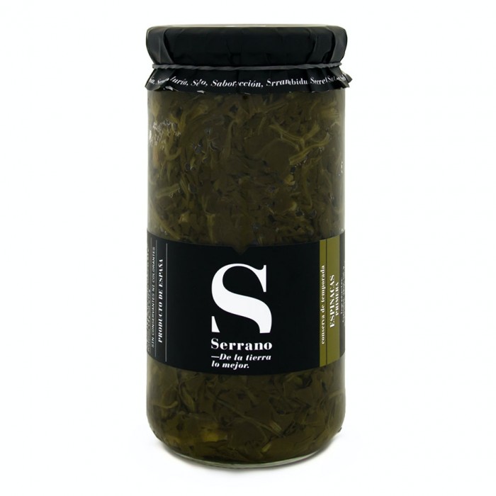 Espinacas extra, 12 frascos de Kilo