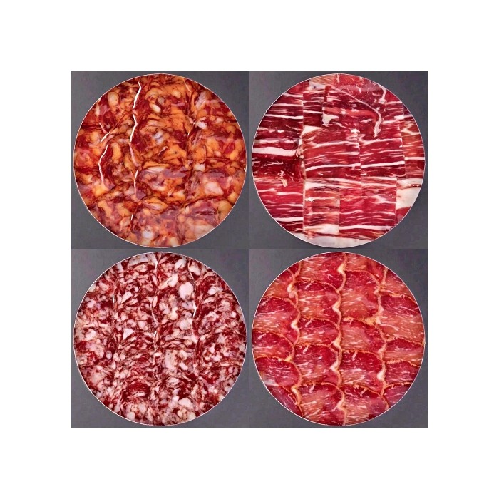 Lote con 15 sobres de ibéricos de...