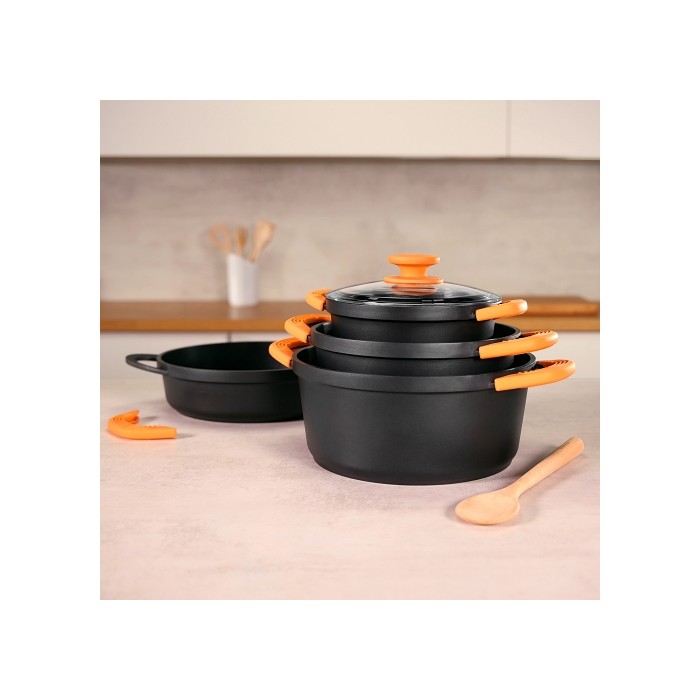 Lote de cazuelas de 28 cm alta y baja...