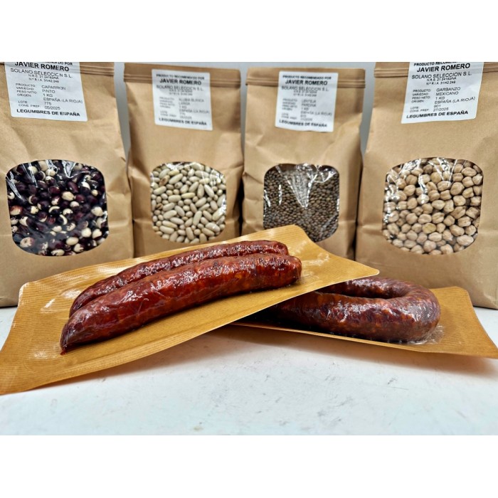 Lote de legumbres con chorizo de La...